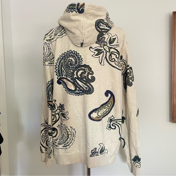 Urban Outfitters Paisley print Hoodie sweatshirt for Men Large preowned - Picture 5 of 8